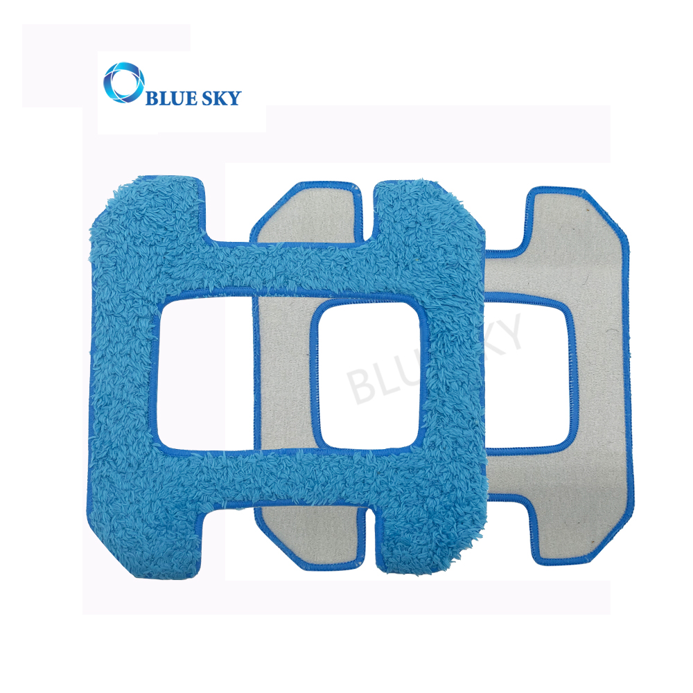 Microfiber Mop Pads Spare Cleaning Cloths Compatible with HOBOT 268 288 Steam Mop Pads