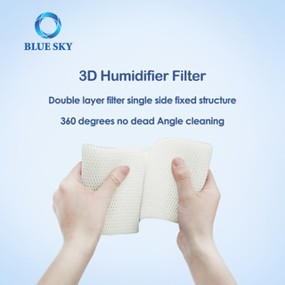 NEW Customized Universal Washable 3D Fusion Polyester Fiber Mesh Humidifier Wick Filter Bacteria Scale Filter