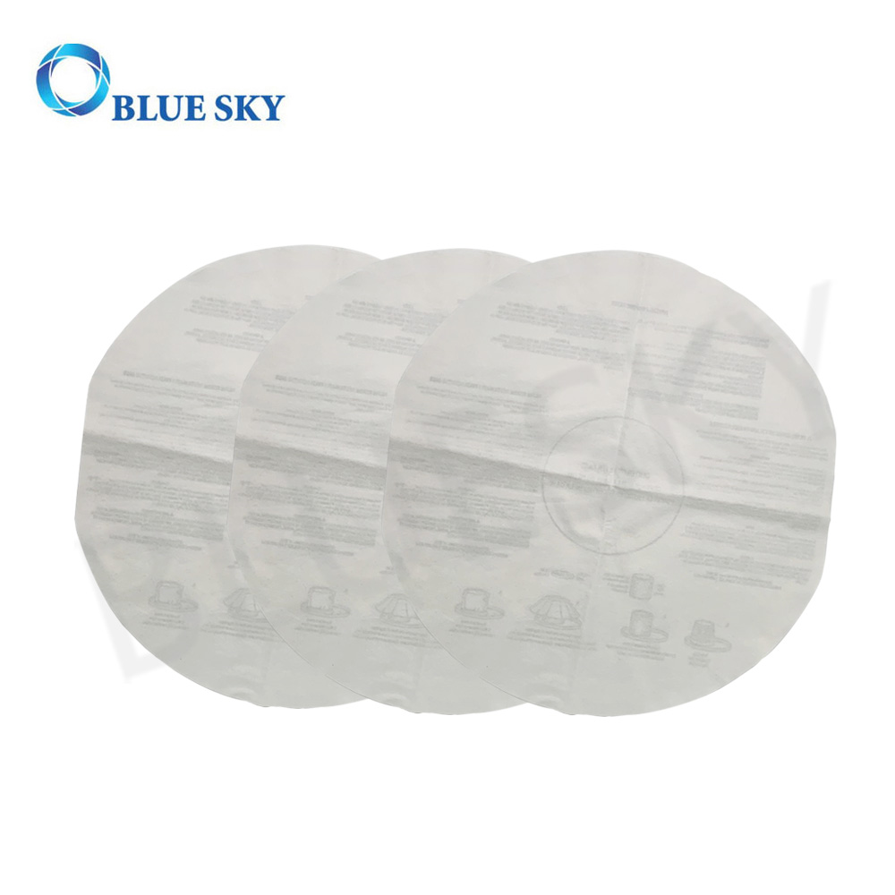 White Non-Woven Dry Filter Bag Compatible with Vac VF2002 9010700 Vacuum Cleaner Filter