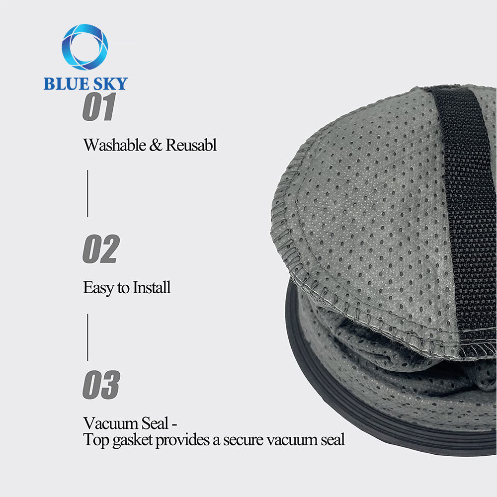 6QT Cloth Filter Dust Bag for PRO Team 100564 Vacuum Cleaners
