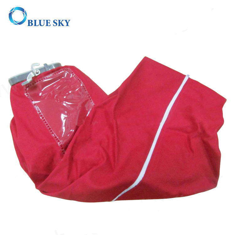 Red Cloth Dust Bag with Zipper for Sanitaire SC600 Vacuum Cleaners