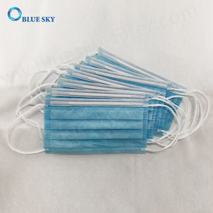 Anti-dust Function Disposable Non-Woven Melt-blow Antibacterial 3 ply Face Mask Gauze Mask