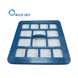 Vacuum Cleaner Blue ABS Frame Square Filter Replacements
