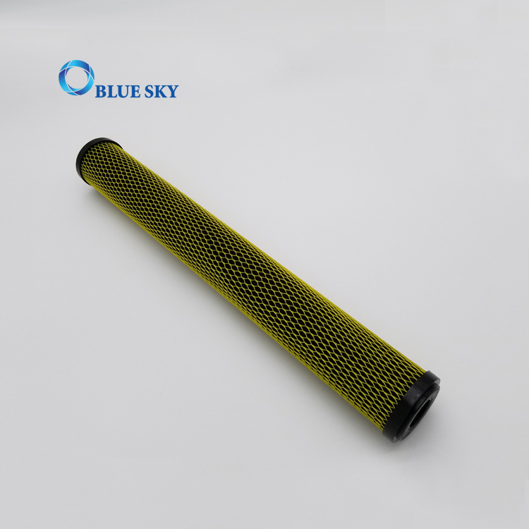 20 Inch 5 Micron 10micron 50 Micron PP Carbon Block CTO Water Filter Cartridge