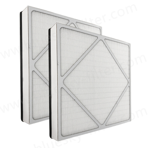 Customized 18Inch Air Purifier Mini Pleated Panel H14 True HEPA Filters 