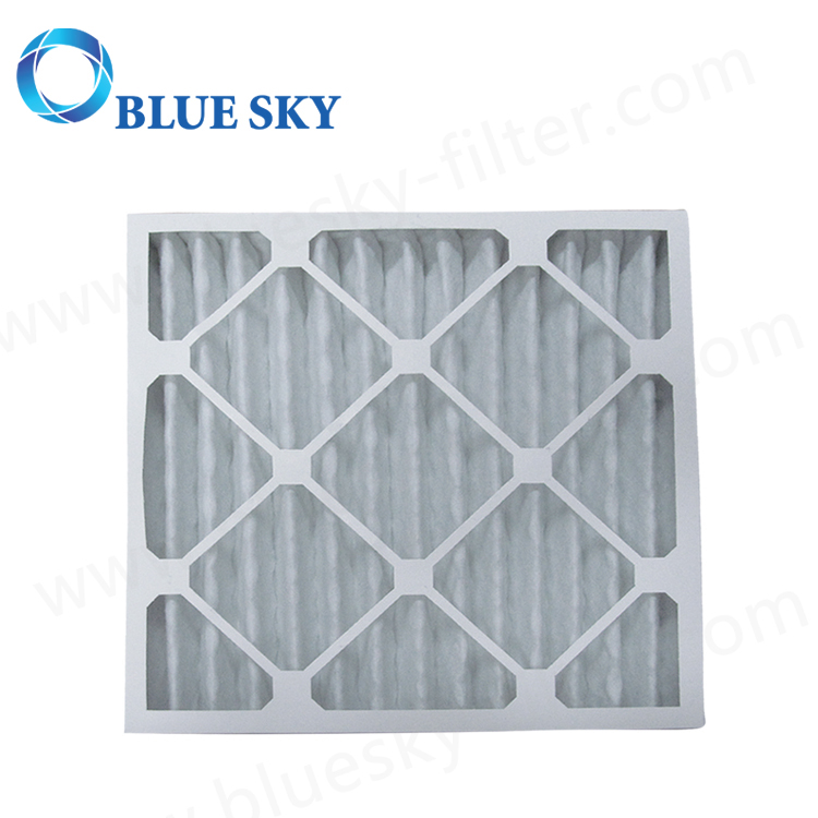 Customized 14.4x14.4x1.8Inch MERV 6 Cardboard Frame Pleated AC Furnace Air Filter